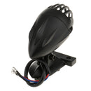 Black Motorcycle Tail Light Brake Indicator Lamp Bulb License Plate Holder
