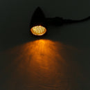 2 Piece 20-LED Amber Brake Turn Signal Tail Light with Grill Lens for Motorcycle