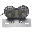 Universal Motorcycle Motorbike 12V Twin Tail Turn Brake Lights License Plate with Wire