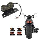 Universal Motorcycle Motorbike 12V Twin Tail Turn Brake Lights License Plate with Wire