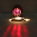 Silver Motorcycle Tail Light Brake Indicator Lamp Bulb License Plate Holder