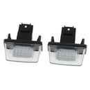 2 Piece LED 3528 SMD No Error Number Plate Light for PEUGEOT 206 308 406
