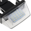 2 Piece LED 3528 SMD No Error Number Plate Light for PEUGEOT 206 308 406
