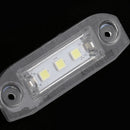 2 Piece 3 LED White Number License Plate Light Lamp For Volvo S40 S60 S80