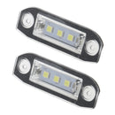 2 Piece 3 LED White Number License Plate Light Lamp For Volvo S40 S60 S80