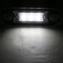 2 Piece 3 LED White Number License Plate Light Lamp For Volvo S40 S60 S80