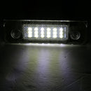 2 Piece White 18-LED License Plate Light Lamps Fit for Ford Fusion Fiesta Mondeo