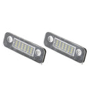 2 Piece White 18-LED License Plate Light Lamps Fit for Ford Fusion Fiesta Mondeo