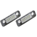 2 Piece White 18-LED License Plate Light Lamps Fit for Ford Fusion Fiesta Mondeo