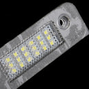 2 Piece White 18-LED License Plate Light Lamps Fit for Ford Fusion Fiesta Mondeo