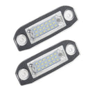 Pair 18 LED Number Plate Lamp for VOLVO S80 S40 S60 V70 C70 CX60 CX70 CX90