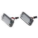 2 Piece Direct Replacement White LED License Plate Lamps for Subaru BRZ Impreza
