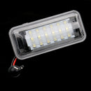 2 Piece Direct Replacement White LED License Plate Lamps for Subaru BRZ Impreza