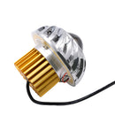 Universal Projector Dual Lens Red LED Angel Eye & Demon Eye Halo Headlight for Motorcycle
