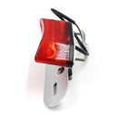 1 Piece Motorbike LED Number Plate Brake Tail Light Turn Signals Integrated for Bobber Cafe Racer ATV 12V