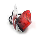 1 Piece Motorbike LED Number Plate Brake Tail Light Turn Signals Integrated for Bobber Cafe Racer ATV 12V