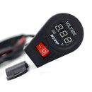 12V Car Auto Motorbike Digital Voltmeter with Red LED Illuminated Switch