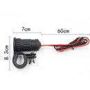 12V 10A Motorcycle ATV Waterproof Red LED Digital Display Voltmeter