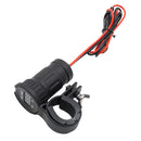 12V 10A Motorcycle ATV Waterproof Red LED Digital Display Voltmeter