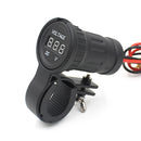 12V 10A Motorcycle ATV Waterproof Red LED Digital Display Voltmeter
