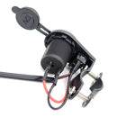 Car Motorcycle Boat Cigarette Lighter Socket Power Outlet Adapter