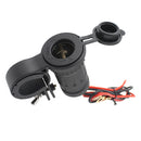 12V 24V Waterproof Motorcycle Cigarette Lighter Power Port Plug Outlet Socket