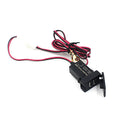 Dual USB Car LED Indicator Charger Socket with 3.1 Amp Output for Toyota LandCruiser