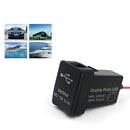 Dual USB Car LED Indicator Charger Socket with 3.1 Amp Output for Toyota LandCruiser