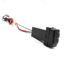 Dual Double Twin 2 USB Port 12V In Car Power Socket Charger Adapter for Mitsubishi