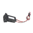 Dual Double Twin 2 USB 12V In Car Power Socket Charger Adapter for Mazda