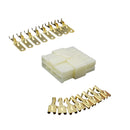 1 Set Motorcycle Car ATV Boat Male Female 8 Way Connectors 6.3mm Terminal
