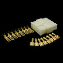 1 Set Motorcycle Car ATV Boat Male Female 8 Way Connectors 6.3mm Terminal