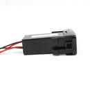 1 Piece Twin Dual Port 2 USB 12V Car Lighter Socket Charger Adapter for TOYOTA VIGO