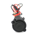 1 Piece Motorcycle Waterproof LED Indicator Dual USB Charger Socket Outlet DC 12V 3.1A Panel Mount
