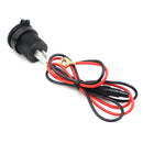 1 Piece Motorcycle Waterproof LED Indicator Dual USB Charger Socket Outlet DC 12V 3.1A Panel Mount