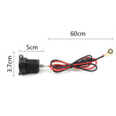 1 Piece Motorcycle Waterproof LED Indicator Dual USB Charger Socket Outlet DC 12V 3.1A Panel Mount