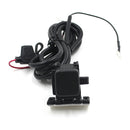 Waterproof Motorcycle Dual USB Charger Adapter Charging Port 12V to 5V/2.1A for Cellphone Tablets GPS and Other Devices
