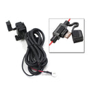 Waterproof Motorcycle Dual USB Charger Adapter Charging Port 12V to 5V/2.1A for Cellphone Tablets GPS and Other Devices