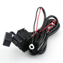 Waterproof Motorcycle USB Charger Adapter Charging Port 12V to 5V/2.1A for Cellphone Tablets GPS and Other Devices