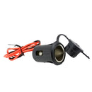Waterproof Cap 12V Cigarette Lighter Socket Power Plug Wiring Kit for Car Motorbike Boat