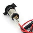 12V Car Motorcycle Cigarette Lighter Power Socket Outlet Plug with Fuse Wire