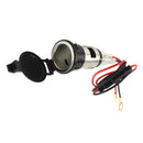 12V Car Motorcycle Cigarette Lighter Power Socket Outlet Plug with Fuse Wire