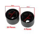 20 Pieces Wheel Lug Nut Bolt Cover Caps Set for VW Jetta Golf Passat Beetle
