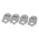 Chrome Brushed Rocker Switch Cover For Harley Electra Glide FLHTCU 1996-2013