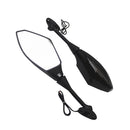 1 Pair Rearview Side Mirrors With LED Turn Signal Light for Honda CBR600/1000 Motorcycle Replacement Body Parts