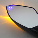 1 Pair Rearview Side Mirrors With LED Turn Signal Light for Honda CBR600/1000 Motorcycle Replacement Body Parts
