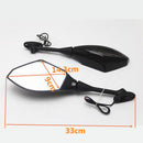 1 Pair Rearview Side Mirrors With LED Turn Signal Light for Honda CBR600/1000 Motorcycle Replacement Body Parts