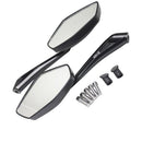 Pair Universal CUSTOM Motorcycle Motorbike Rearview Side Mirrors 8mm 10mm