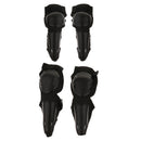4Pieces Adult Elbow Knee Shin Guard Pads Protector for Motorcycle Bike Cycling