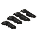 4Pieces Adult Elbow Knee Shin Guard Pads Protector for Motorcycle Bike Cycling